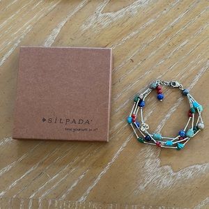 Silpada Silver and Stone Bracelet